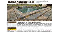 Desktop Screenshot of indian-natural-stones.net